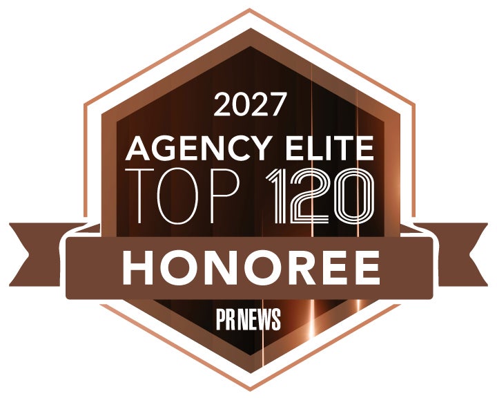 PR News 2027 Agency Elite Top 120 badge